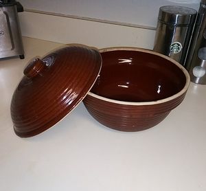 Antique Clay roasting pot